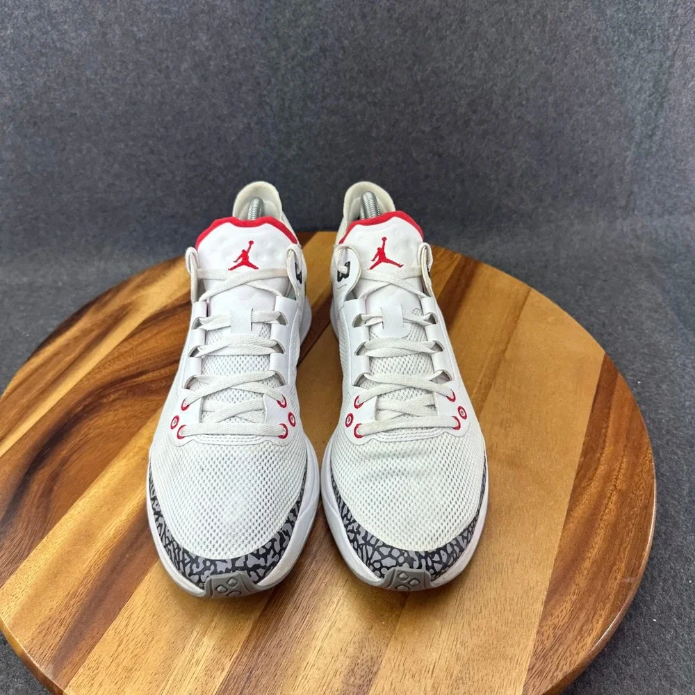 Nike Air Jordan 88 Racer Trainer White Cement Fire Red Shoes AV1200-100 Size 10
